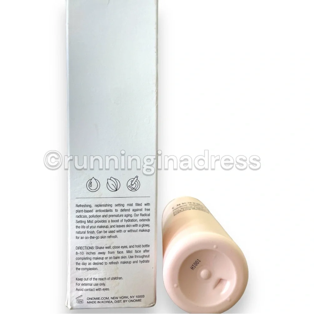 New In Box ONOMIE x Revolve Radical Setting Mist Long Lasting